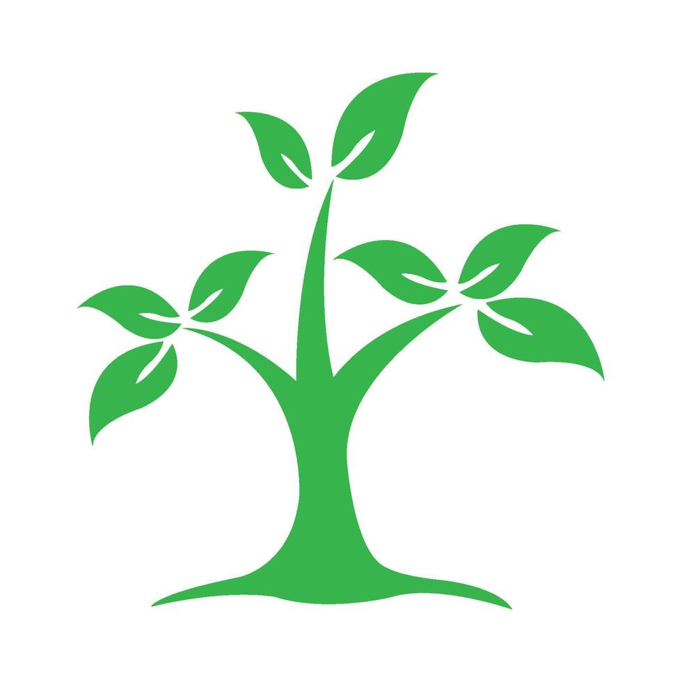arbre icône logo vecteur conception modèle
