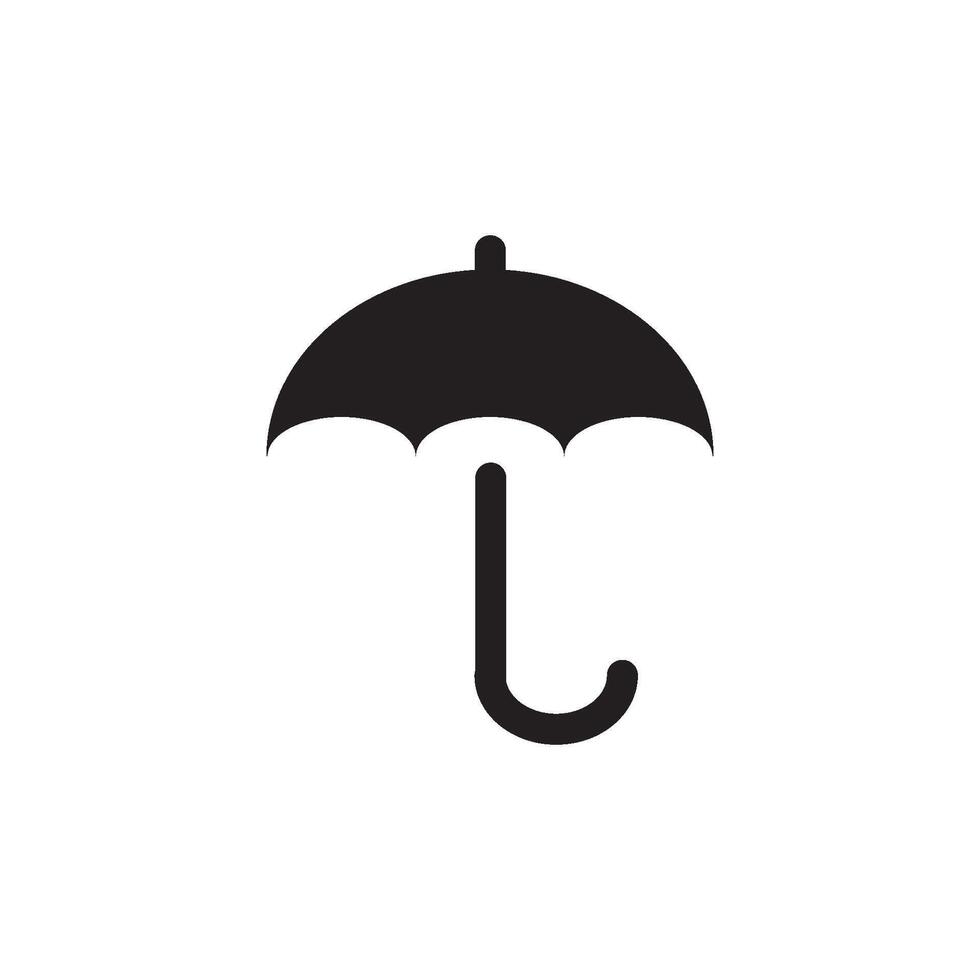 parapluie icône vecteur conception modèle