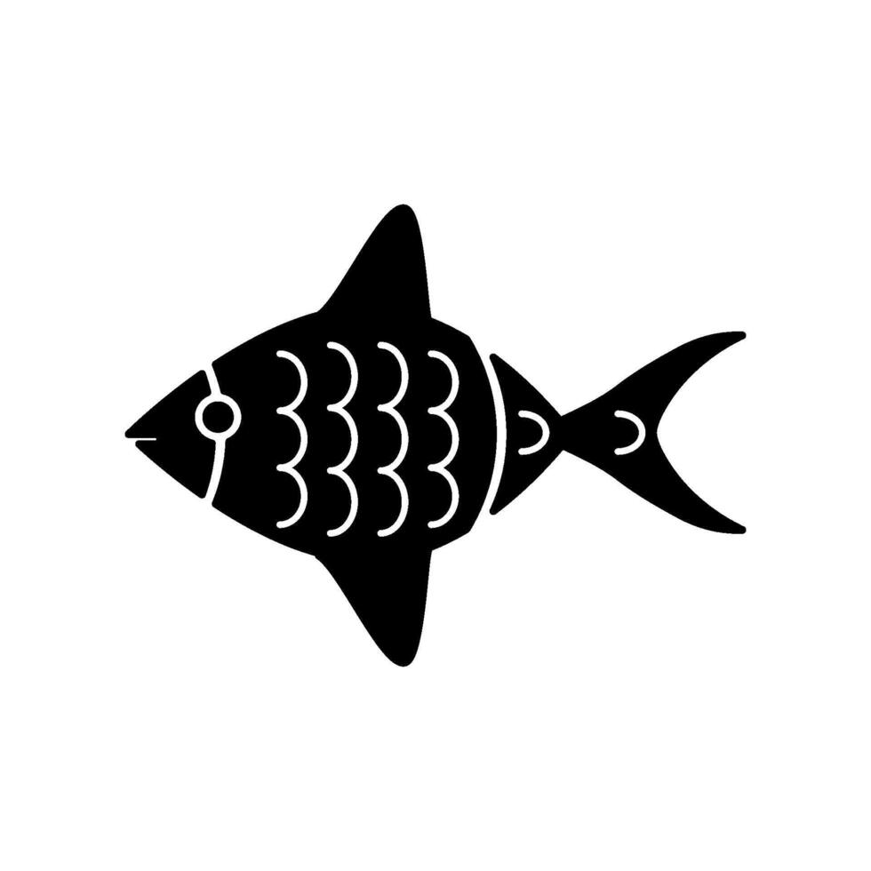 poisson icône vecteur conception modèle