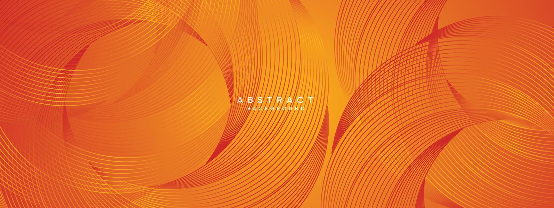 abstrait rouge, Orange agitant cercles lignes La technologie Contexte. moderne Orange pente avec embrasé lignes, brillant géométrique forme diagonale. pour brochure, couverture, affiche, bannière, site Internet, entête, prospectus vecteur