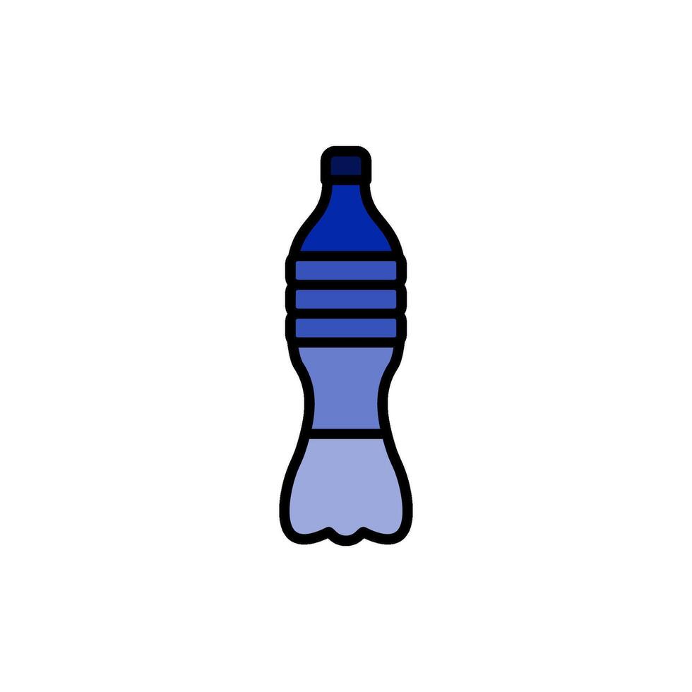 Plastique bouteille icône vecteur conception modèles