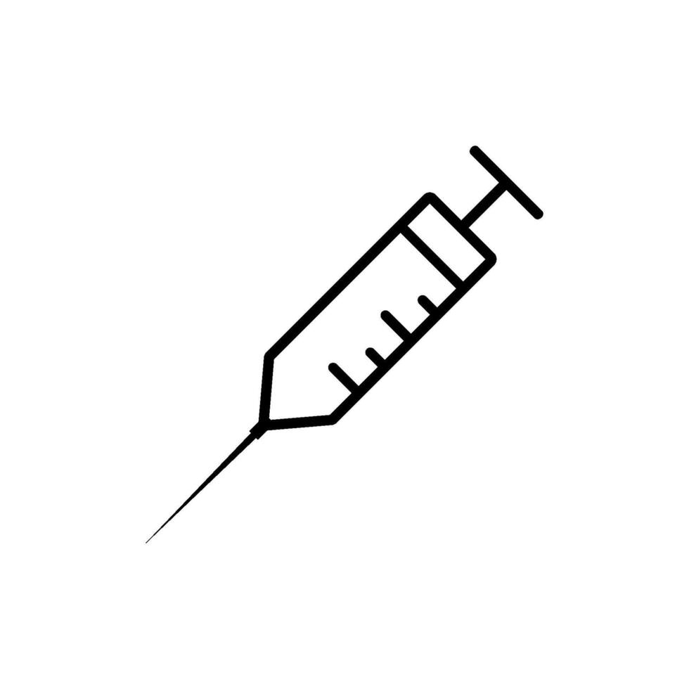 injection icône vecteur conception modèle