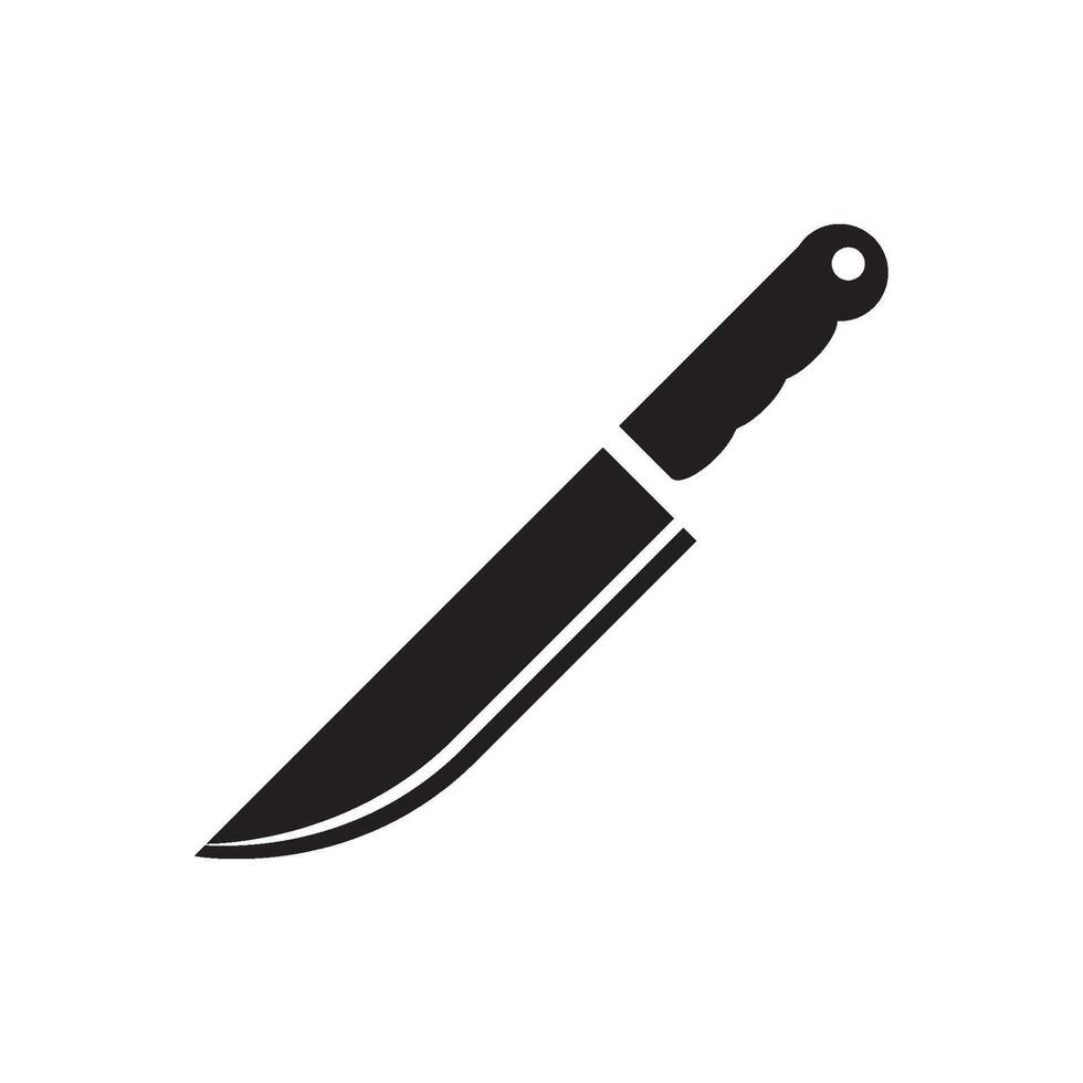 modèle de conception de vecteur d'icône de couteau