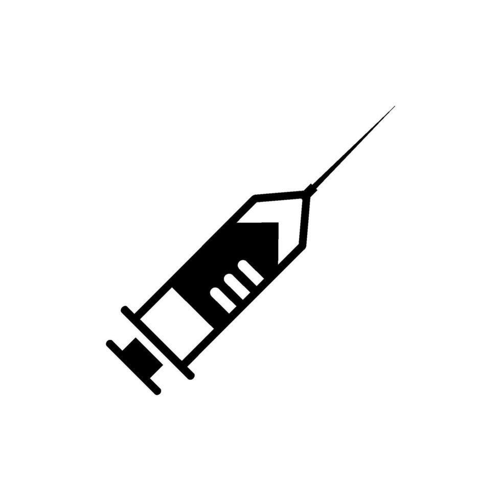 injection icône vecteur conception modèle