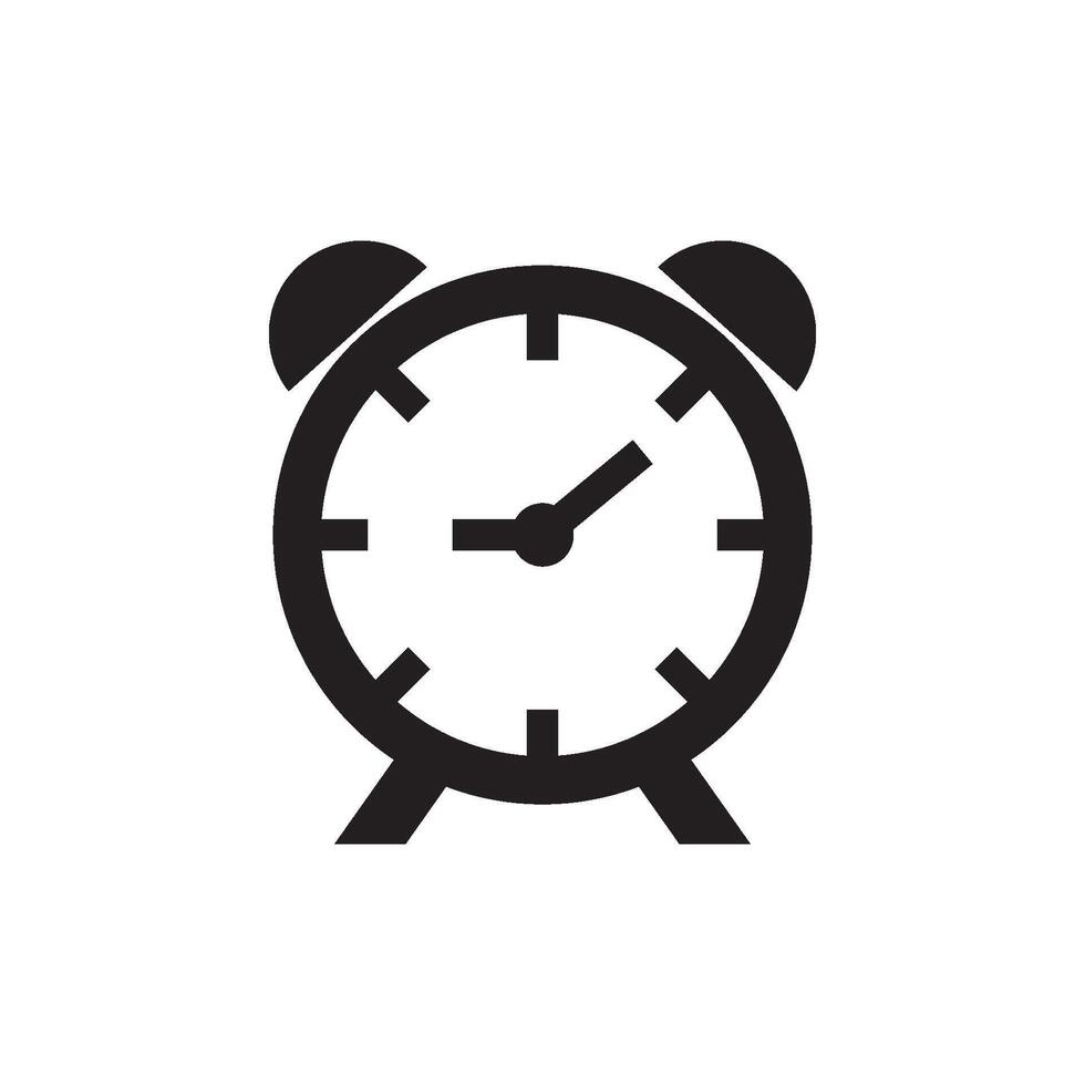 regarder et l'horloge temps icône vecteur conception modèle