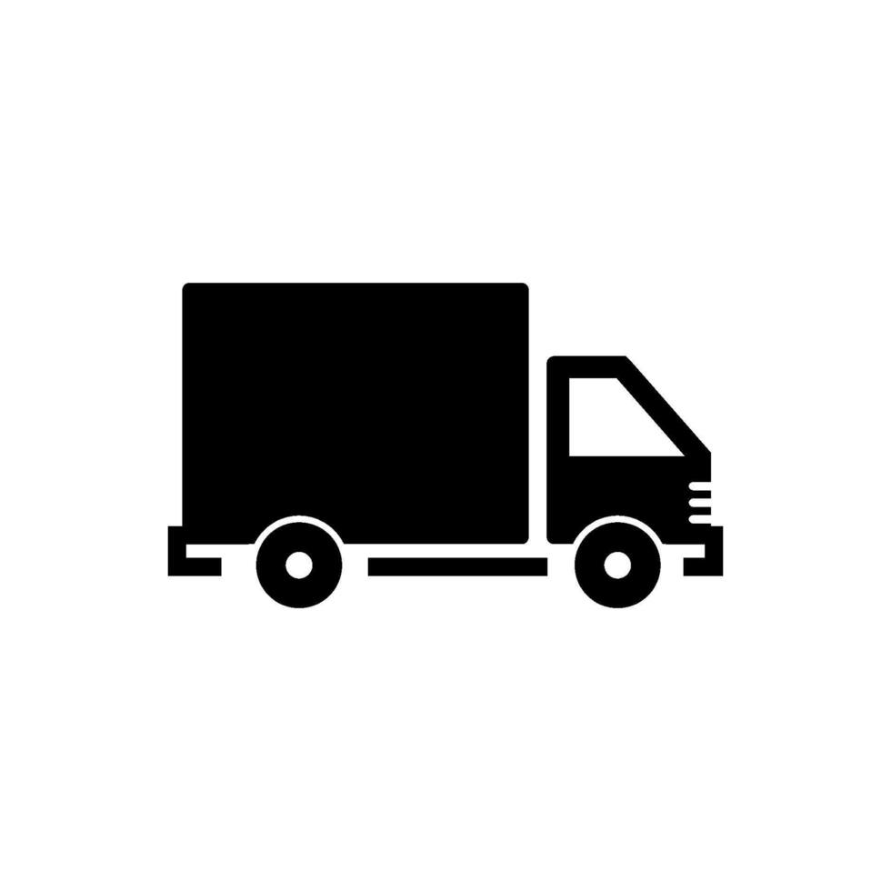vite livraison livraison un camion icône vecteur conception modèles