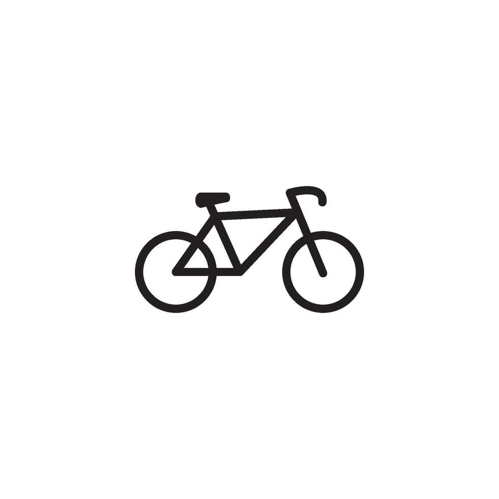 bicyclette icône vecteur conception modèle