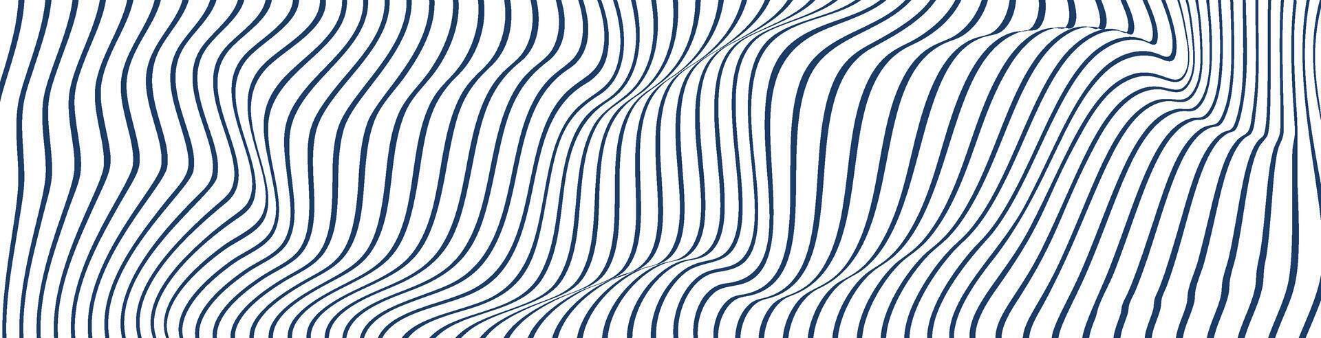 Japonais vague modèle, abstrait conception de eau, mer, et rivière textures. fluide lignes de Naturel couler. plat vecteur illustration isolé sur blanc Contexte.