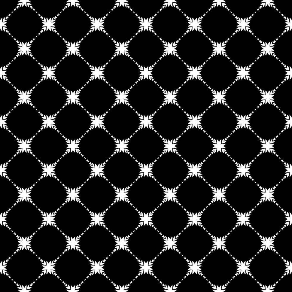 motif abstrait sans couture noir et blanc. arrière-plan et toile de fond. conception ornementale en niveaux de gris. vecteur