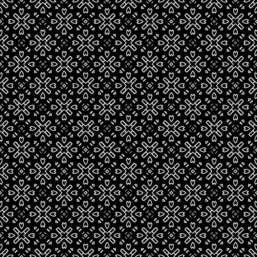 motif abstrait sans couture noir et blanc. arrière-plan et toile de fond. conception ornementale en niveaux de gris. vecteur