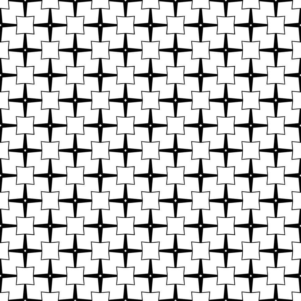 motif abstrait sans couture noir et blanc. arrière-plan et toile de fond. conception ornementale en niveaux de gris. vecteur