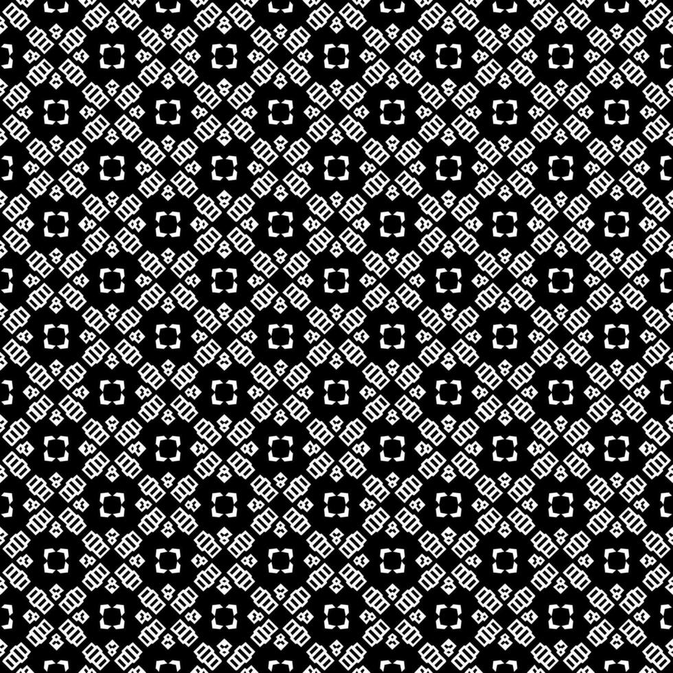 motif abstrait sans couture noir et blanc. arrière-plan et toile de fond. conception ornementale en niveaux de gris. vecteur