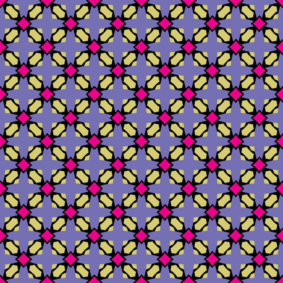 motif abstrait sans couture multicolore. arrière-plan et toile de fond. multicolore. conception ornementale colorée. ornements en mosaïque colorée. illustration graphique vectorielle. vecteur