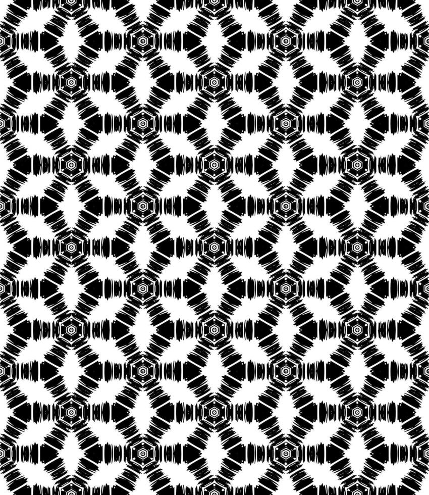 motif abstrait sans couture noir et blanc. arrière-plan et toile de fond. conception ornementale en niveaux de gris. vecteur