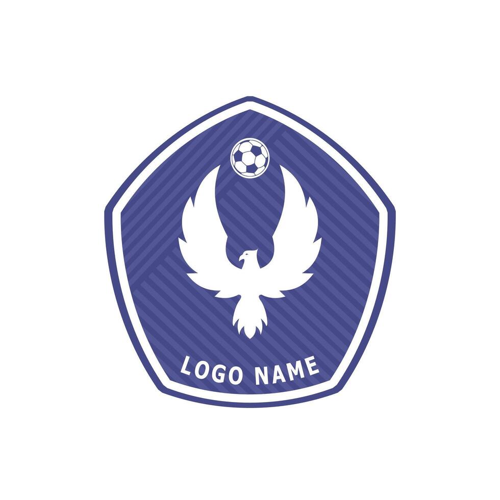 football Football badge logo. sport équipe identité vecteur des illustrations isolé sur blanc Contexte.