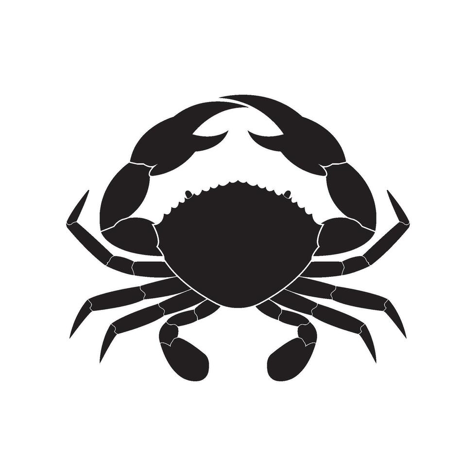 Crabe restaurant logo icône conception vecteur