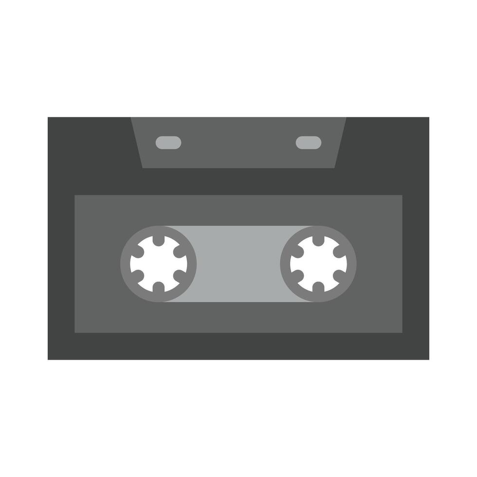 cassette vecteur plat icône