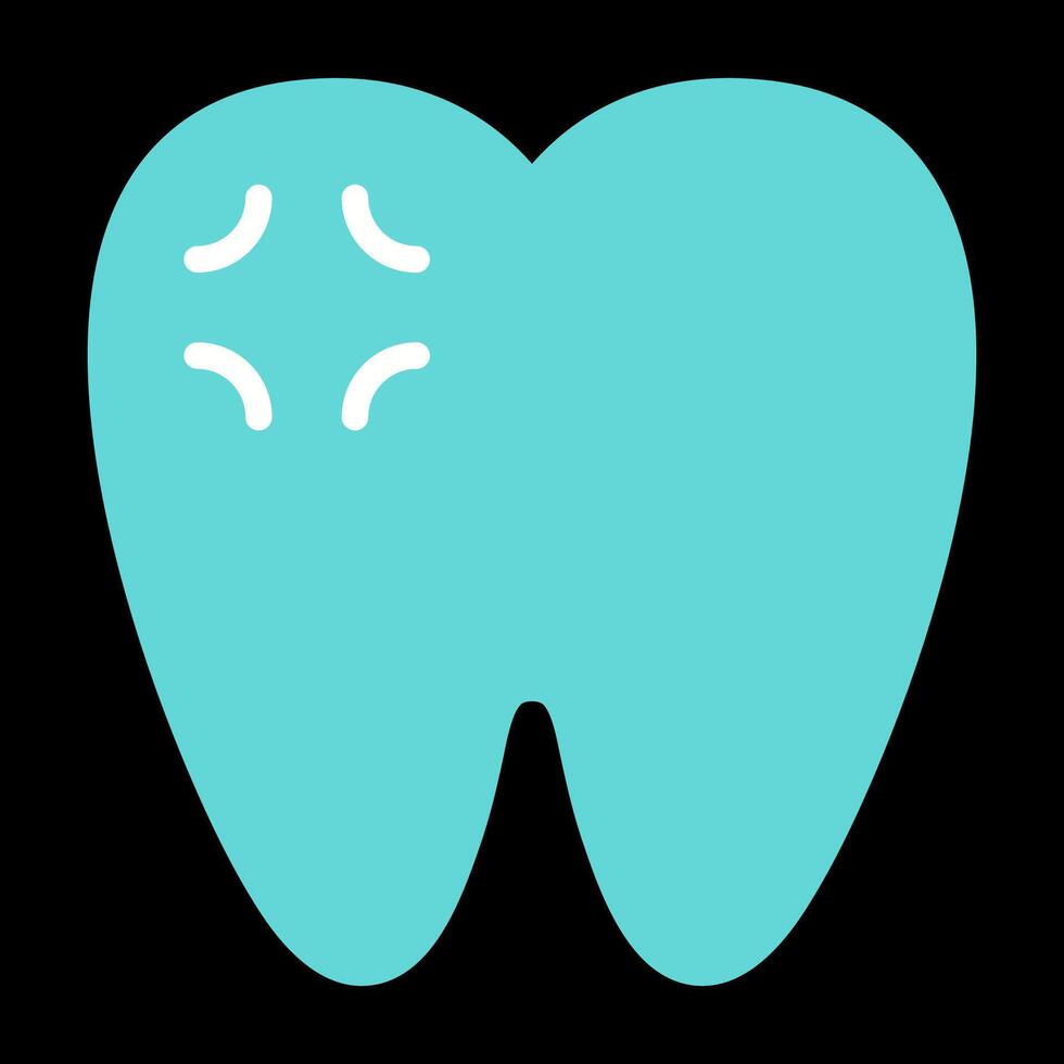 icône de vecteur de maux de dents