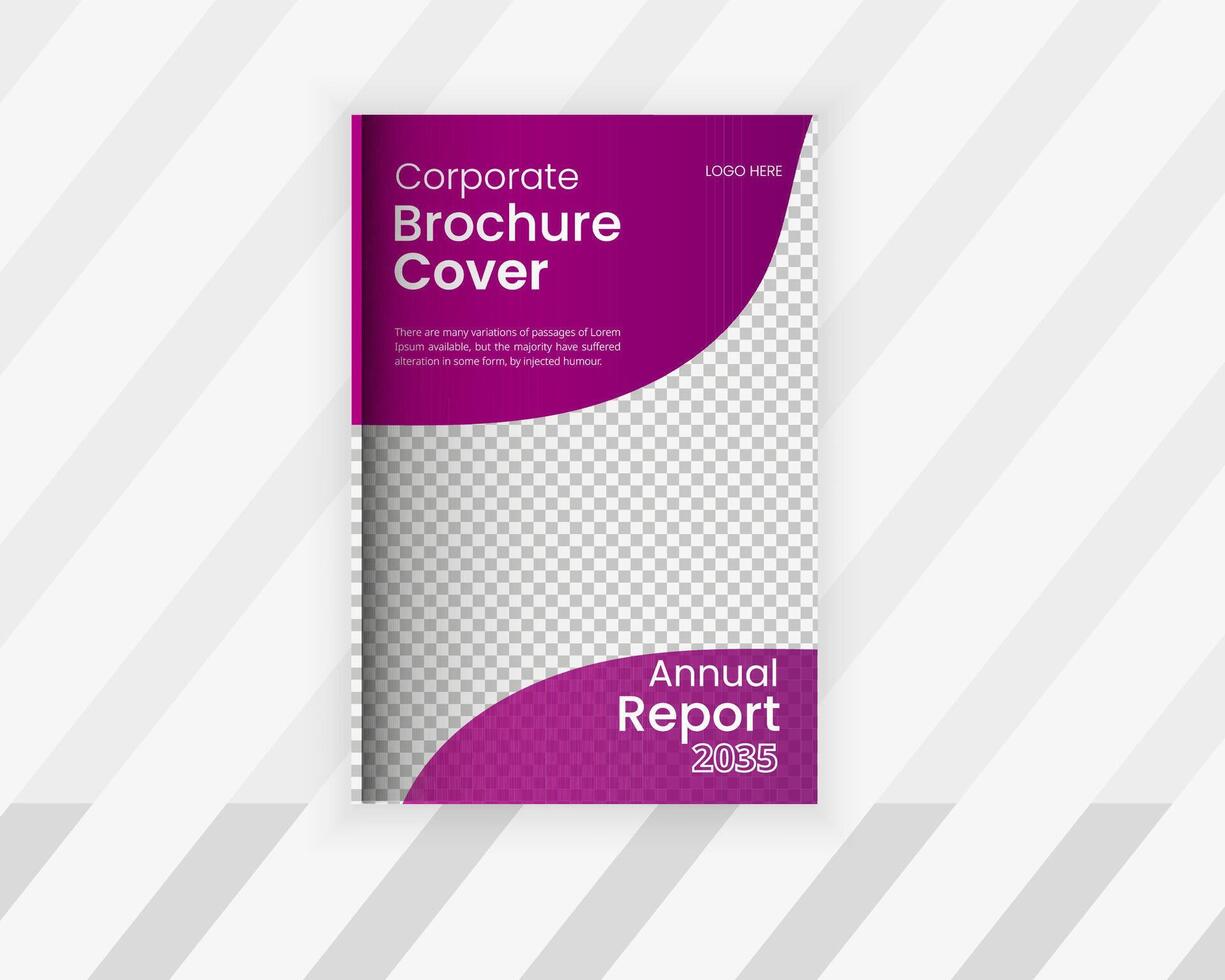 moderne et entreprise affaires livre ou brochure couverture conception vecteur