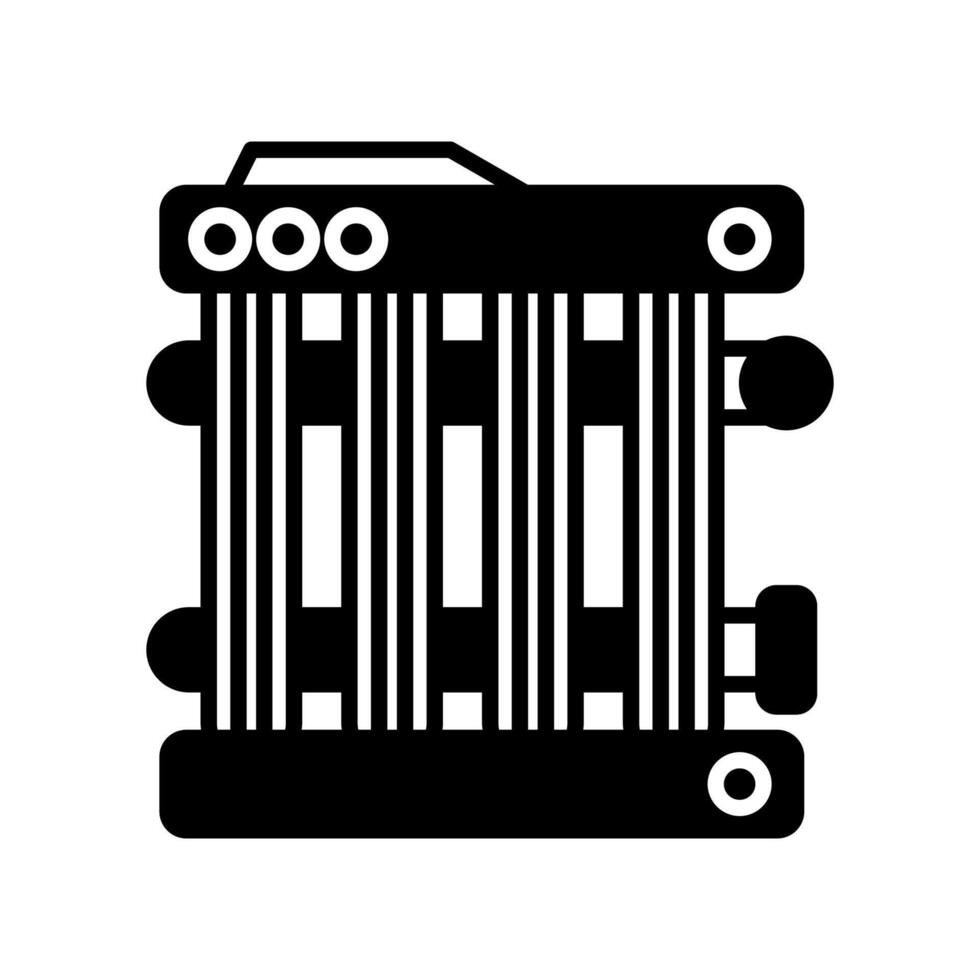 radiateur icône dans vecteur. logotype vecteur