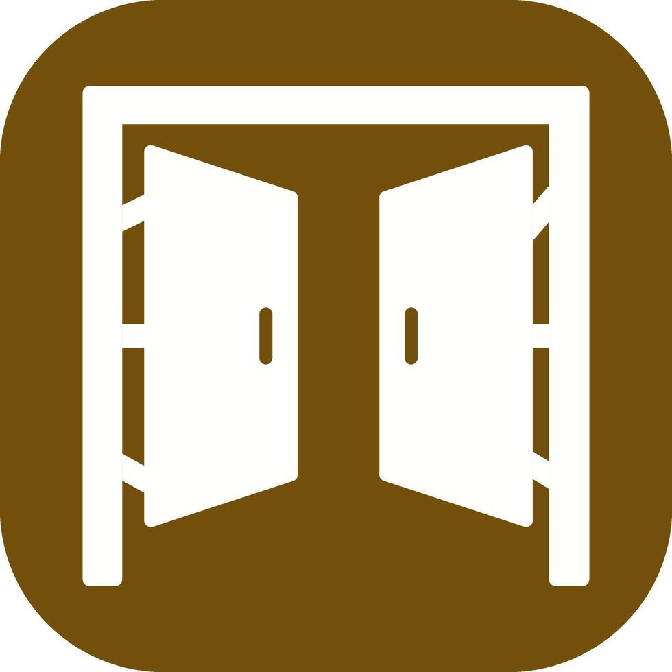 icône de vecteur de portes