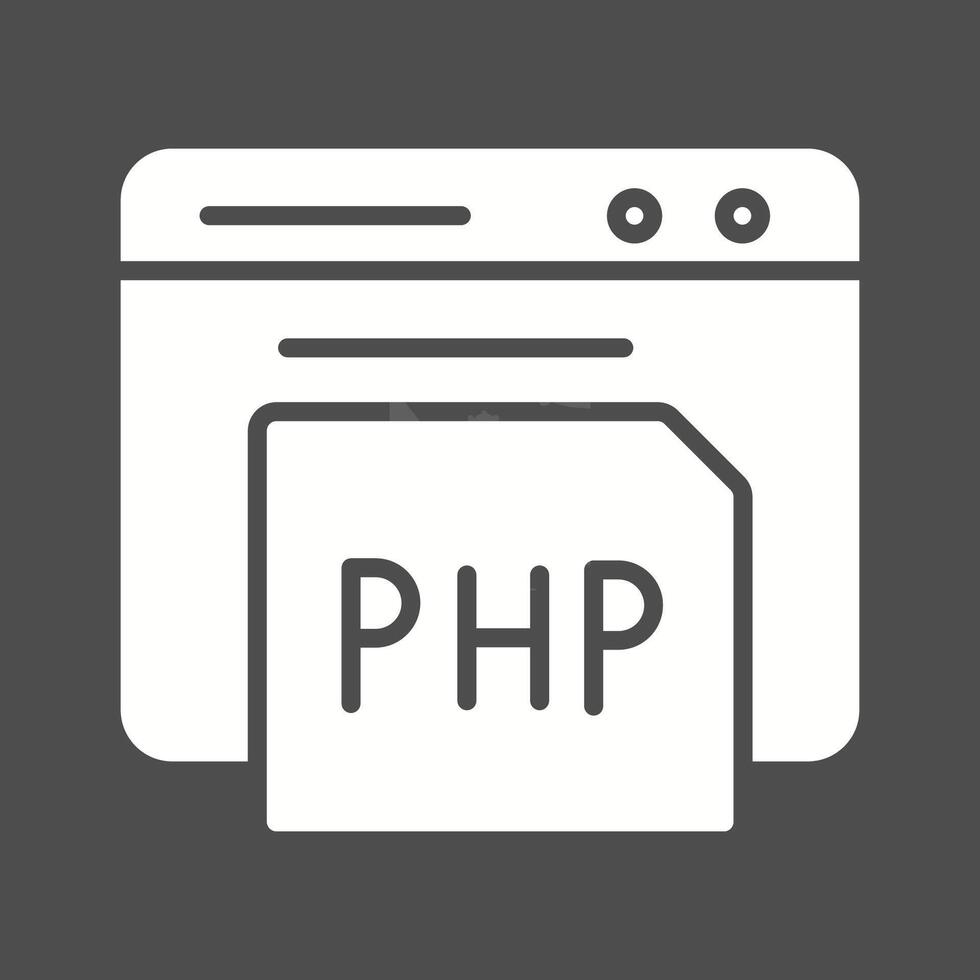 icône de vecteur php