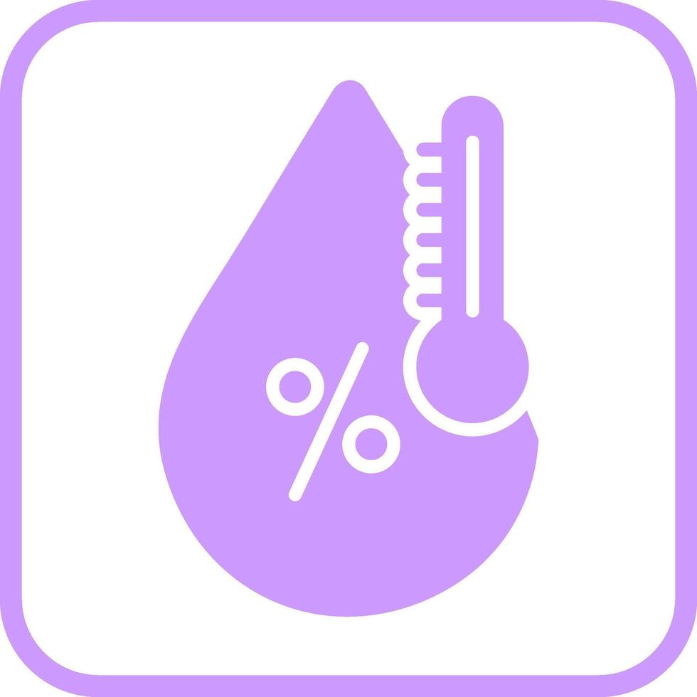 icône de vecteur d'humidité