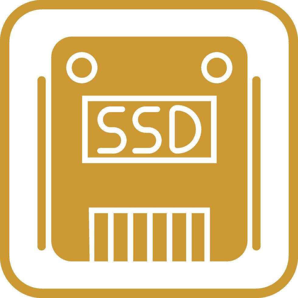 icône de vecteur ssd