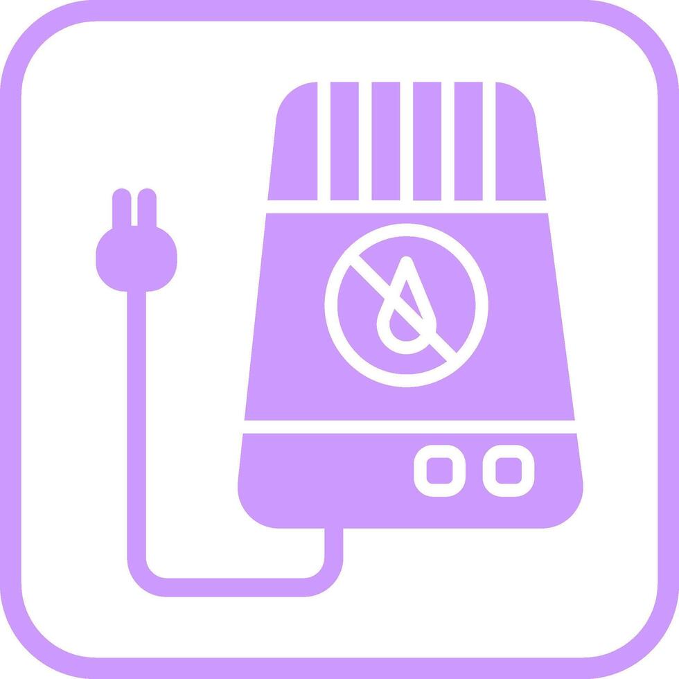 icône de vecteur de déshumidificateur d'air