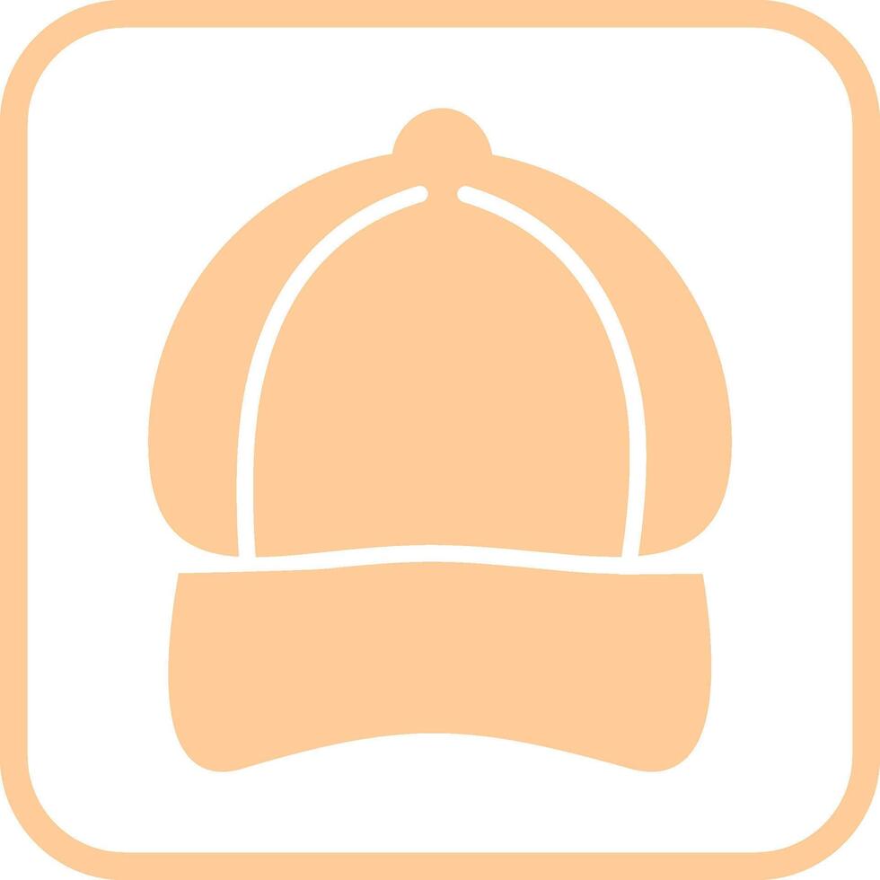 icône de vecteur de casquette p