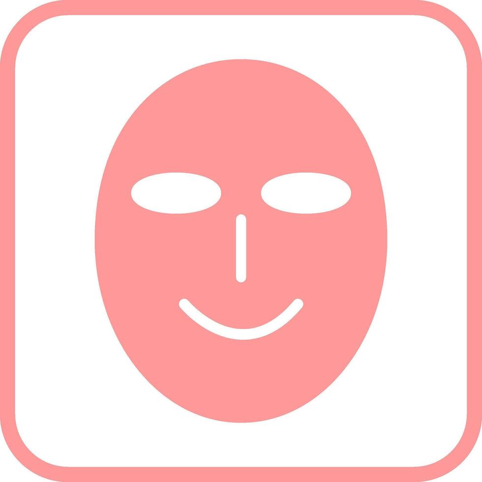 ancienne icône de vecteur de masque facial