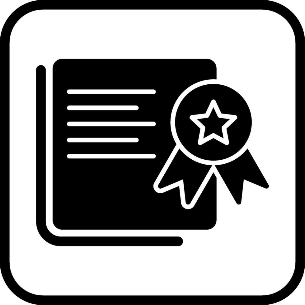 icône de vecteur de certification