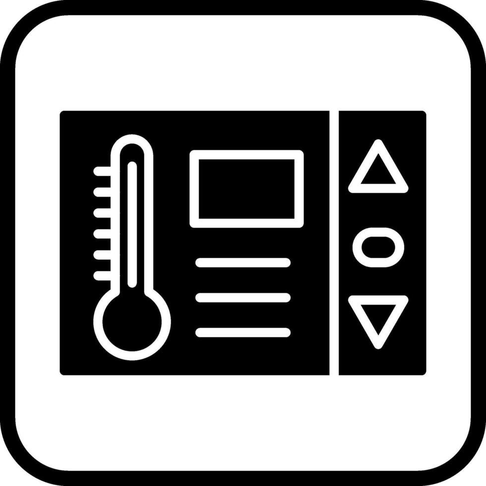 icône de vecteur de thermostat