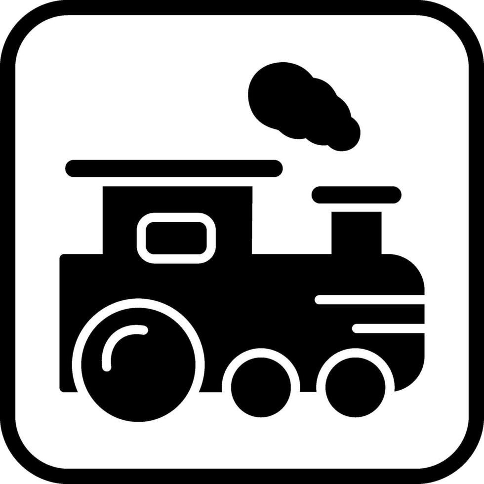 icône de vecteur de trains