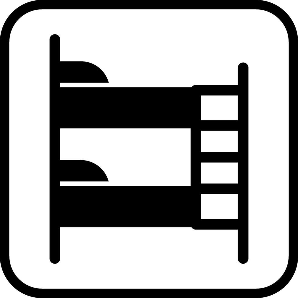 icône de vecteur de lit superposé
