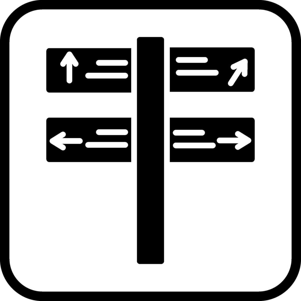 icône de vecteur de direction