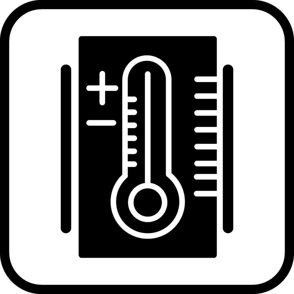 icône de vecteur de thermomètre