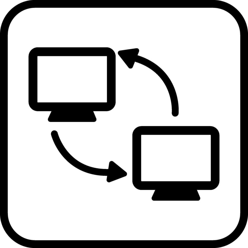 icône de vecteur de synchronisation