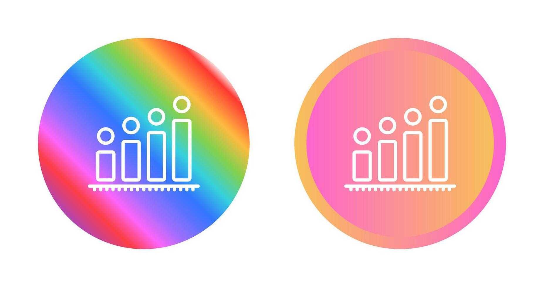 icône de vecteur de graphique à barres