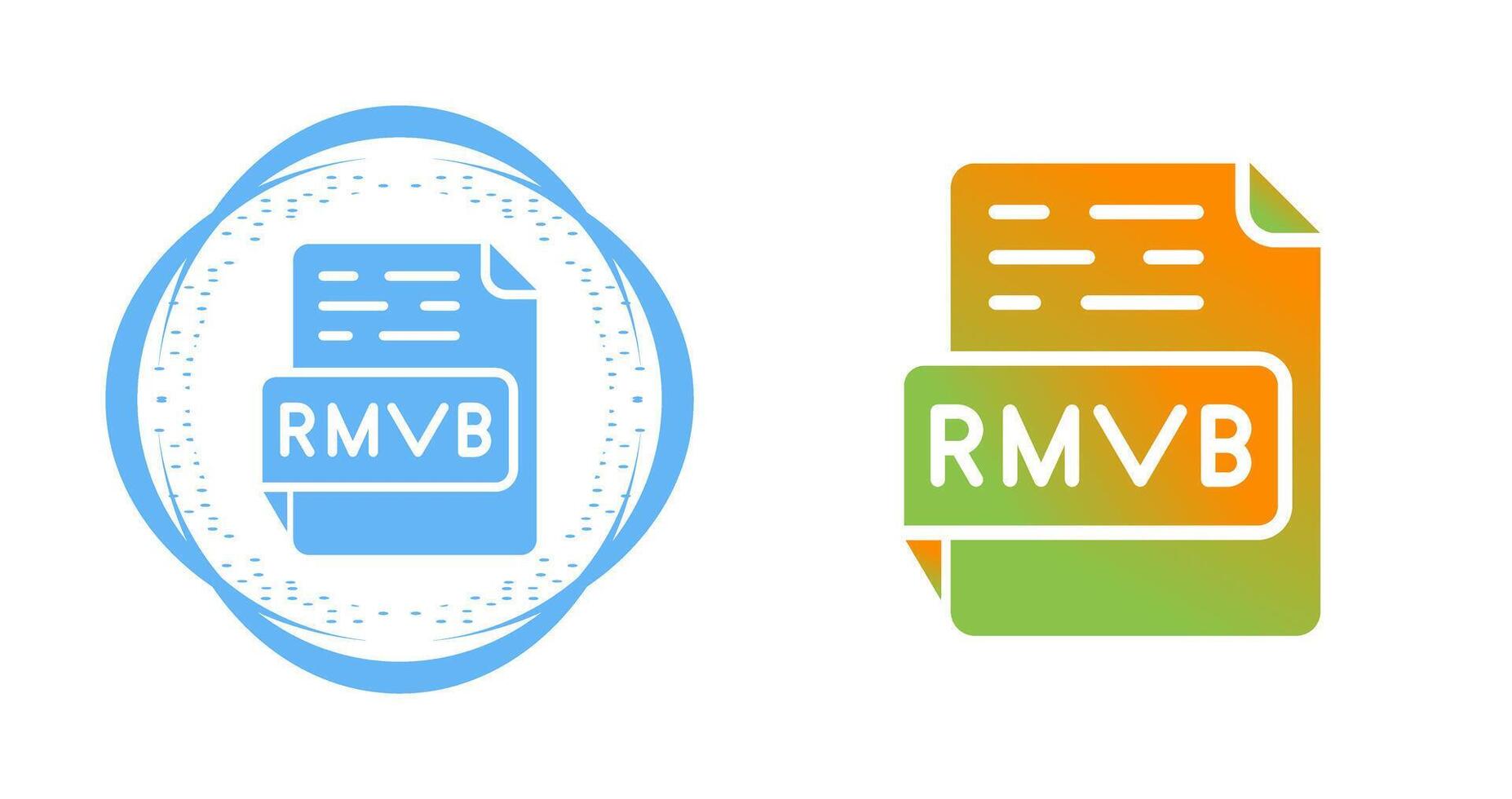 RMVB vecteur icône