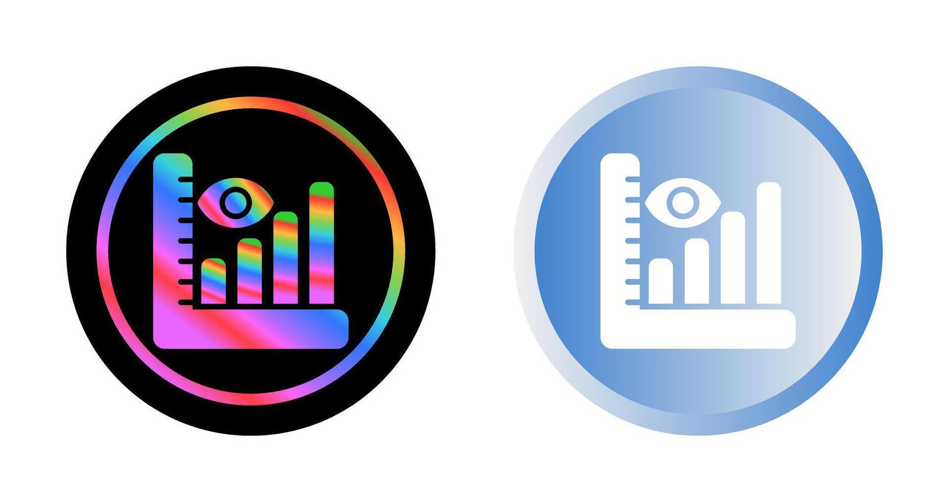 descriptif analytique vecteur icône