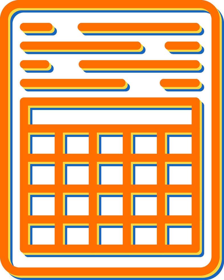 icône de vecteur de table