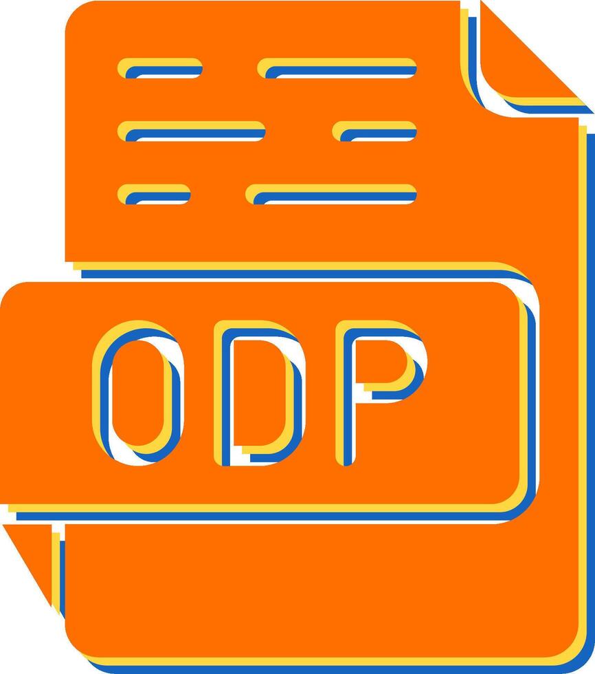 odp vecteur icône