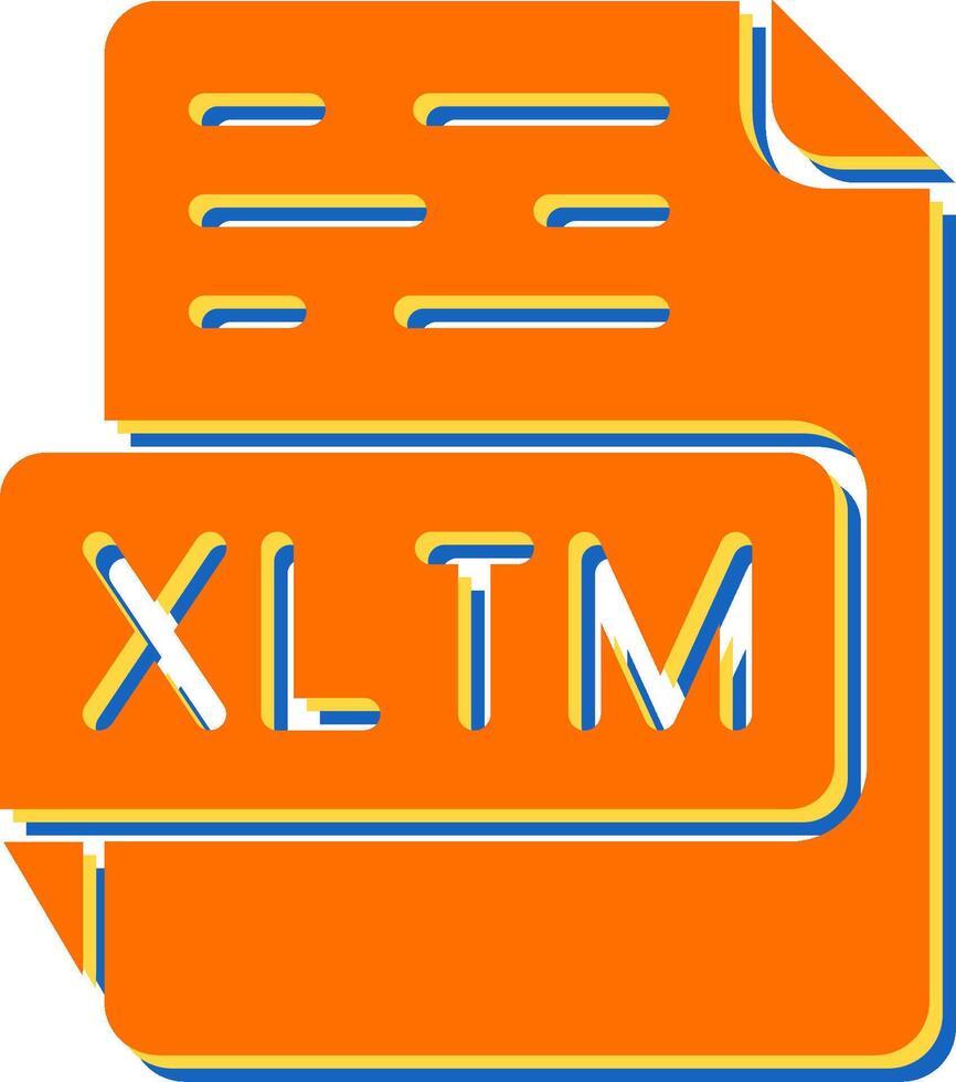 xltm vecteur icône