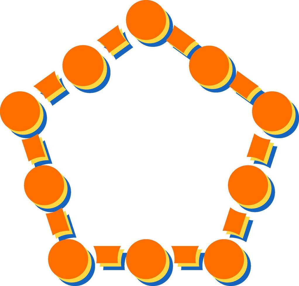 icône de vecteur hexagonal