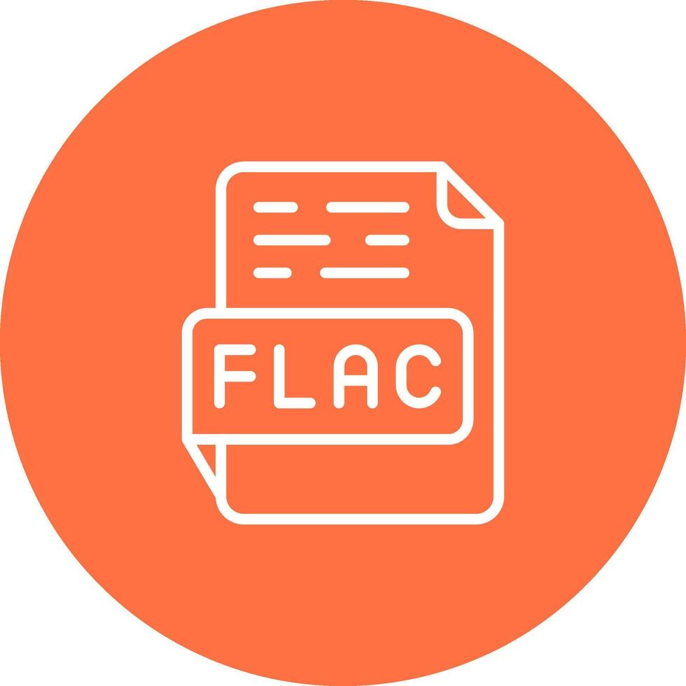 flac vecteur icône