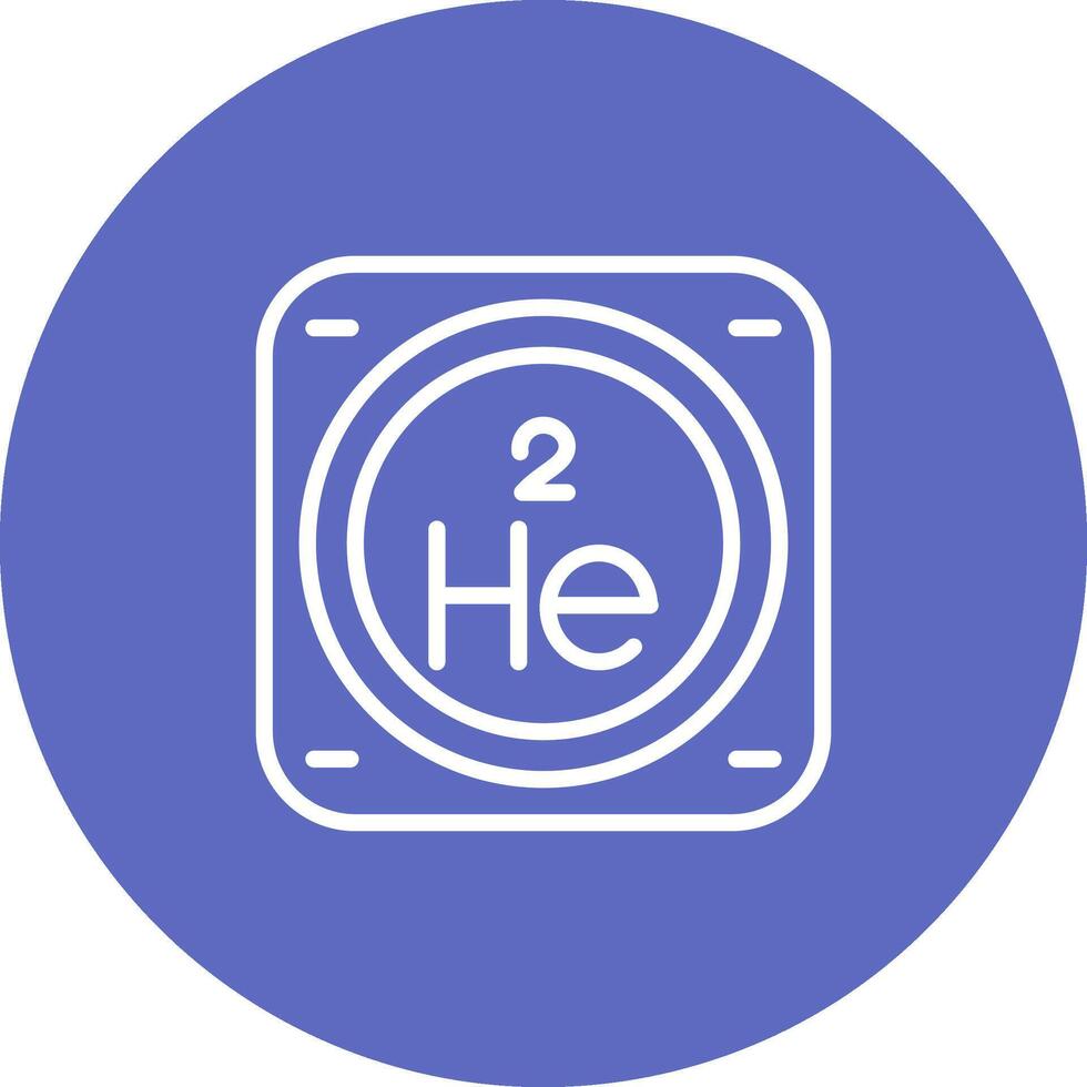 hélium vecteur icône