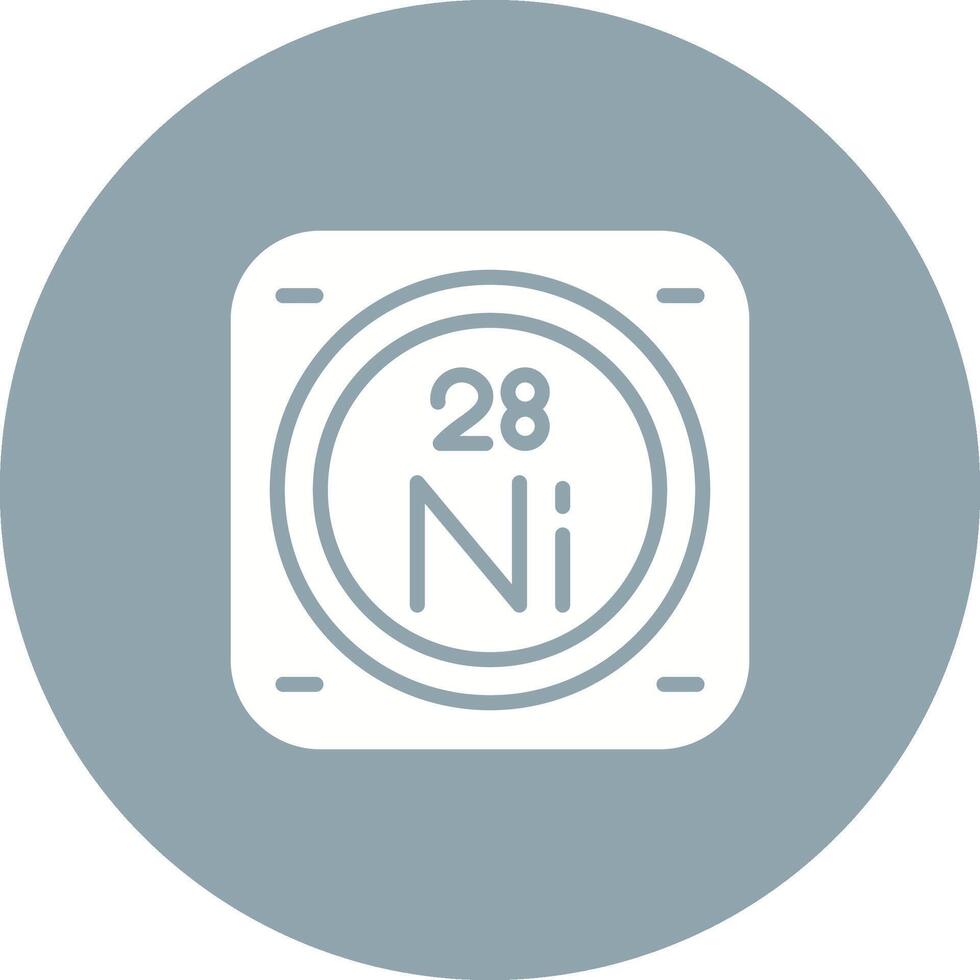 nickel vecteur icône