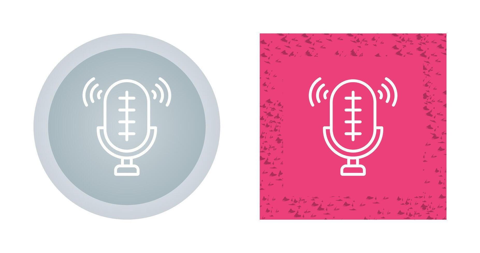 icône de vecteur d'enregistreur audio