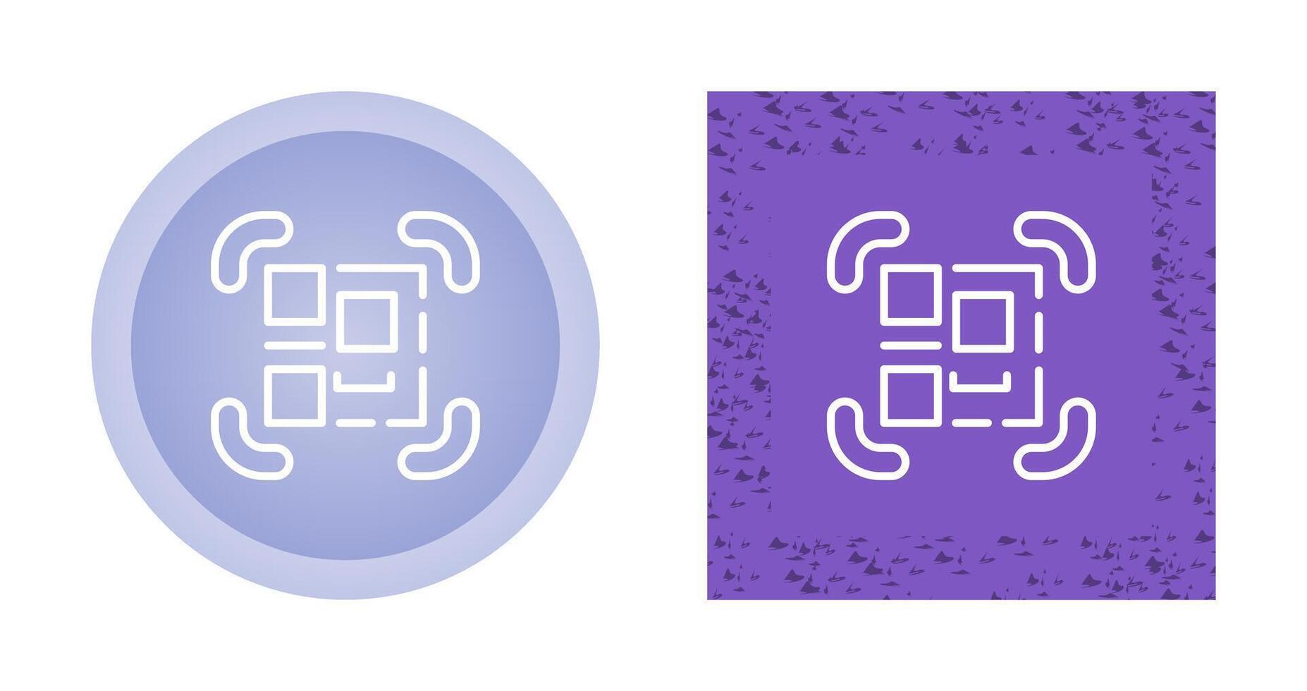 qr code scanner vecteur icône